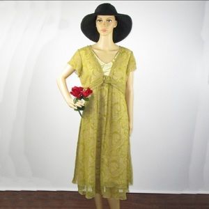 J. Jill Sand Contemporary Emy Dress Silk